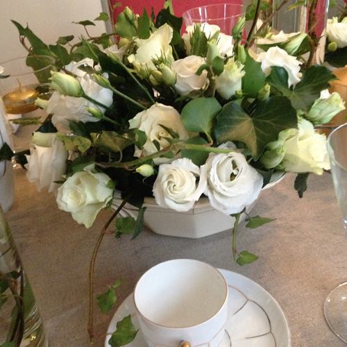 bouquets de fleurs pour un repas - louise et juliette