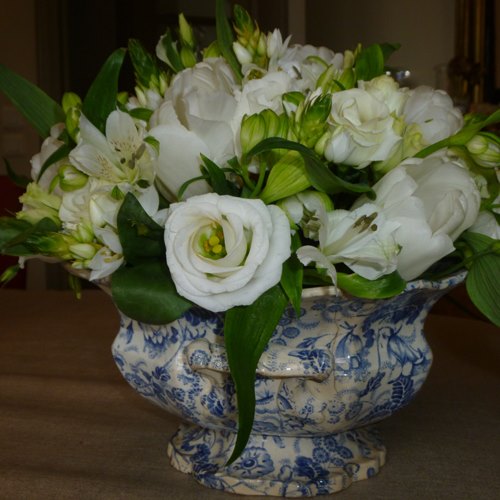 bouquets de fleurs pour un diner - louise et juliette